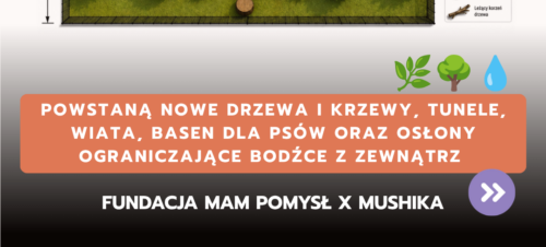 Dwa ogrody sensoryczne dla psów powstały dzięki wsparciu Fundacji Mushika